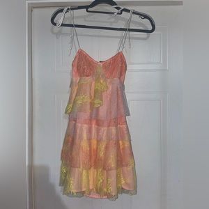 For Love and Lemons Sorbet mini Dress